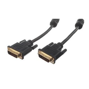 Purelink DVI-D cable: 5m, Dual-Link, Stecker 24+1 auf Stecker 24+1, black Purelink DVI-D cable: 5m, Dual-Link, Stecker 24+1 auf Stecker 24+1, black