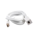 HDGear Verlängerung Mini-Displayport 1.5m, Mini-DisplayPort Stecker auf Buchse, Weiss