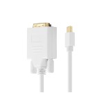 HDGear Mini-DisplayPort/DVI 1080p 2m, Mini-DisplayPort - DVI 1080p, blanc