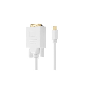 HDGear Mini-DisplayPort/DVI 1080p 2m, Mini-DisplayPort - DVI 1080p, white HDGear Mini-DisplayPort/DVI 1080p 2m, Mini-DisplayPort - DVI 1080p, white
