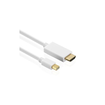 HDGear Mini-DisplayPort/HDMI 1080p 2m, Mini-DisplayPort - HDMI 1080p, white HDGear Mini-DisplayPort/HDMI 1080p 2m, Mini-DisplayPort - HDMI 1080p, white