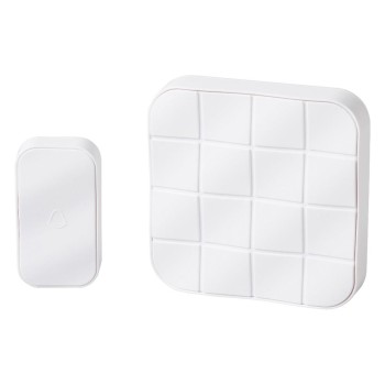 Heidemann Base-Set 2 Funkgong with 2 LED, 5 Melodien, 75m, white Heidemann Base-Set 2 Funkgong with 2 LED, 5 Melodien, 75m, white