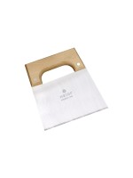Heidi Cheese Line Line Pelle à fromage Nature, 15 x 15cm, inox et hêtre