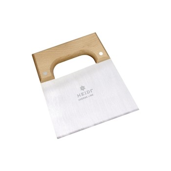 Heidi Cheese Line Käseschaufel, 15x15cm, Inox and Buche