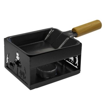 Heidi Cheese Line Raclette Uno, 1 Pfännchen, 1 Spachtel, 3 Kerzen Heidi Cheese Line Raclette Uno, 1 Pfännchen, 1 Spachtel, 3 Kerzen