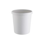 Helit Papierkorb 18lt, lichtgrau