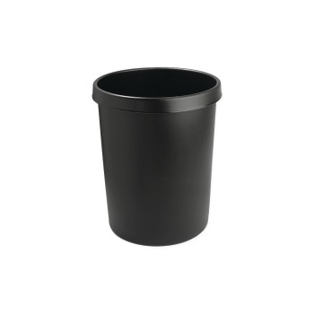 Helit Papierkorb, 45 Liter, schwarz