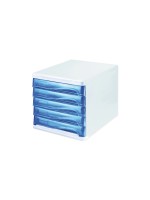 Helit Schubladenbox Colours, weiss/blau