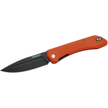 Herbertz Couteau de poche Verrouillage de la gaine en extérieur micarta orange