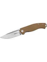 Herbertz Couteau de poche Liner Lock compact G10 brun, lame couleur acier