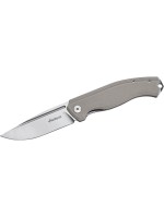 Herbertz Couteau de poche Kompakt Liner Lock G10 gris, lame couleur acier