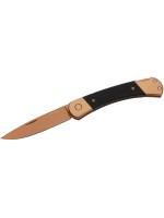 Herbertz Couteau de poche Revêtement en titane Or rose D2, Medium, Black