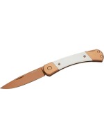 Herbertz Couteau de poche Revêtement en titane Or rose D2, Medium, White