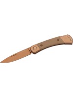 Herbertz Couteau de poche Revêtement en titane Or rose D2, Small, sable