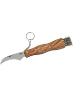 Herbertz CJH Couteau à champignons avec brosse & étui en nylon