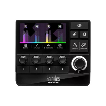 Hercules Stream 200 XLR, USB-Audio Interface Win 10/11, XLR, Optical