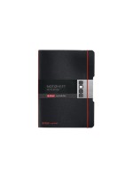 Herlitz my.book flex Notizheft A5, 40 Blatt kariert 5x5mm, schwarz