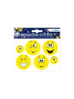 Herma Reflektor-Sticker Happy Face, 1 Blatt, 6 Sticker