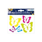 Herma Reflektor-Sticker Schmetterling, 1 Blatt, 5 Sticker