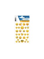 Herma Stickers Autocollant à motif Lovely Emojis 3 feuilles à 90 autocollants Multicolore