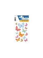 Herma Stickers Autocollant à motif Papillon 2 feuilles à 28 autocollants Multicolore