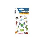 Herma Stickers Autocollant à motif Animaux rampants 3 feuilles à 30 autocollants Multicolore