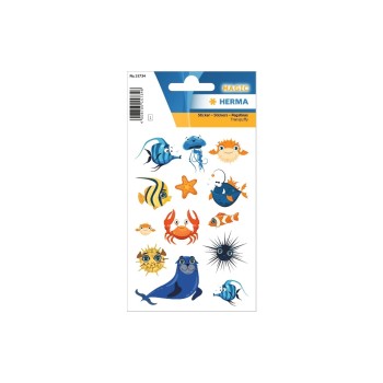 Herma Stickers Autocollant à motif Animaux marins magiques 13 Pièce/s Multicolore Herma Stickers Autocollant à motif Animaux marins magiques 13 Pièce/s Multicolore