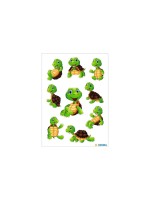 Herma Sticker Little Turtle, 1 Blatt, Wackelaugen, selbstklebend