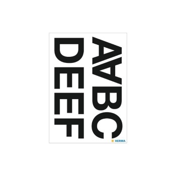 Herma Stickers Autocollants de numéros Lettres A – N, 33, 2 feuilles Herma Stickers Autocollants de numéros Lettres A – N, 33, 2 feuilles