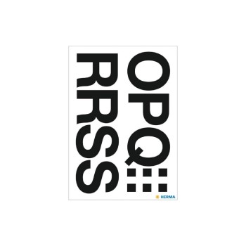 Herma Stickers Autocollants de numéros Lettres O – Z, 33, 2 feuilles Herma Stickers Autocollants de numéros Lettres O – Z, 33, 2 feuilles