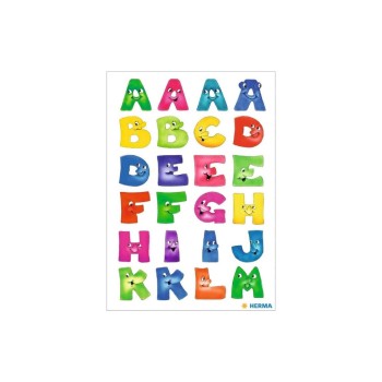 Herma Stickers Autocollants de numéros Des lettres amusantes de A à Z, 20 x 50, 2 feuilles Herma Stickers Autocollants de numéros Des lettres amusantes de A à Z, 20 x 50, 2 feuilles