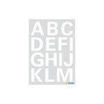 Herma Etiketten Buchstaben, A - Z, 25 mm, weiss, wetterfest