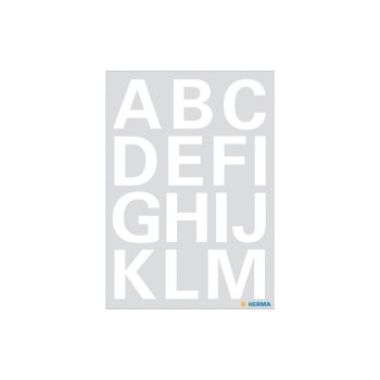 Herma Stickers Autocollants de numéros Lettres de A à Z, 25, 2 feuilles Herma Stickers Autocollants de numéros Lettres de A à Z, 25, 2 feuilles