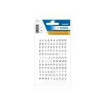 Herma Stickers Étiquettes lettres 5 mm A-Z 2 Pièce/s, Noir
