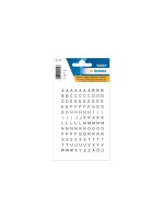 Herma Stickers Étiquettes lettres 5 mm A-Z 2 Pièce/s, Noir