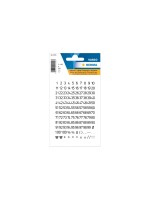 Herma  Etiketten Zahlen transparent, 1-100, 5 mm, black , 2 Blatt 250 Sticker