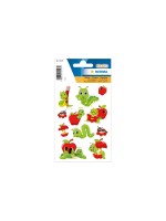 Herma Stickers Stickers Fritz le ver, yeux mobiles 1 feuille / 11 autocollants