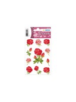 Herma Stickers Stickers Roses 3 feuilles / 33 autocollants