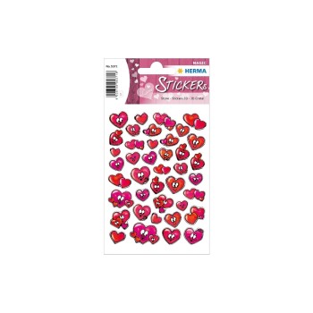 Herma Stickers yeux en forme de cœur Film plastique, Stone