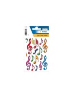 Herma Stickers Clé de sol, Jewel Film multicolore