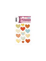 Herma Stickers MAGIC Golden Heart Gaufrage doré