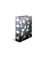 Herma Motivordner 7 cm Glanzvoll Cubes, Format A4, Hebelmechanik, Griffloch