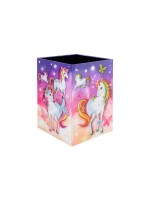 HERMA Corbeille à papier Licorne 15 l, Multicolore