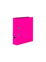 Herma Ordner 7 cm, neon pink, Format A4, Hebelmechanik, Griffloch