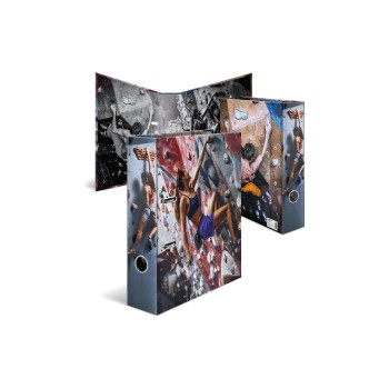 HERMA Classeur à motifs A4 Bouldering 285 cm, Multicolore HERMA Classeur à motifs A4 Bouldering 285 cm, Multicolore