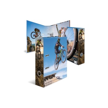 HERMA Classeur à motifs A4 Mountain Bike 285 cm, Multicolore HERMA Classeur à motifs A4 Mountain Bike 285 cm, Multicolore