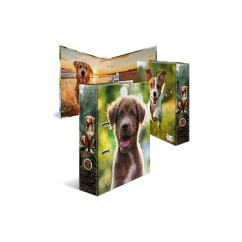 Herma Ordner 7 cm Hund, Karton, Hebelmechanik