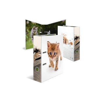 Herma Ordner 7 cm Katze, Karton, Hebelmechanik