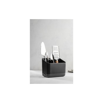 Hermia Abtropbehälter Besteck Anthrazit, Plastik, 16.5x10x14 cm