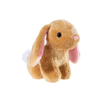 Osterhase klein braun, Synthetikplüsch braun